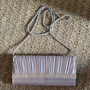 Elegant Silver Evening Clutch